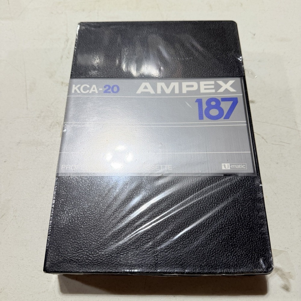 Ampex 187 KCA-20 U-Magic Professional Video Cassette Tape NEW SEALED